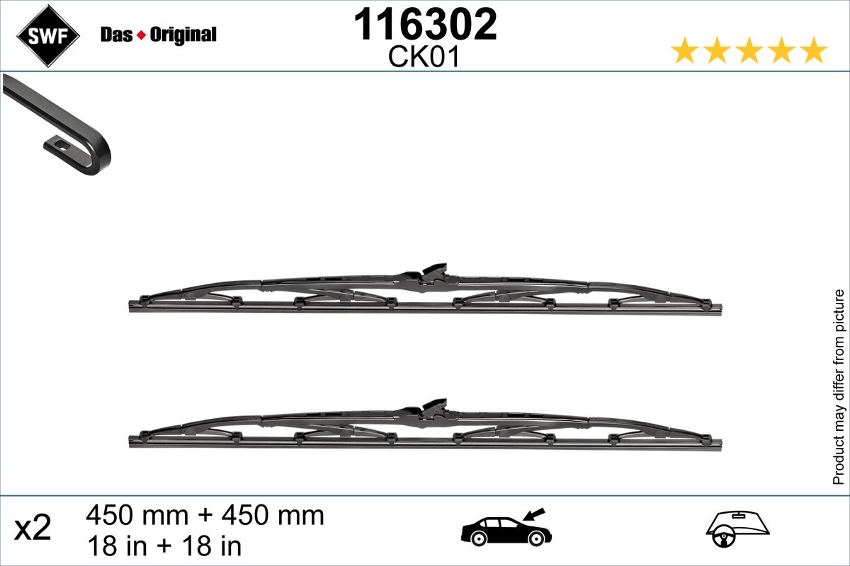 Lamela stergator 116302 SWF